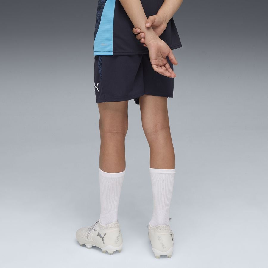 Marseille Training Shorts - New Navy/PUMA White Kids-SoccerKits Hub | Buy Soccer Jerseys Online